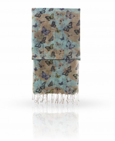 Палантин Женский S-VINATGE.BUTTERFLY/MINT